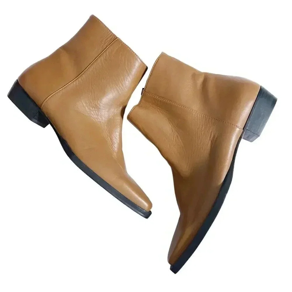 NEW Frame Le Maddox Leather Ankle Bootie size 38 or US 7.5 - Picture 4 of 8